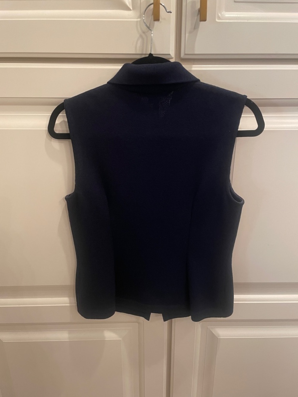 St John authentic navy sweater vest sz S - Picture 2 of 4